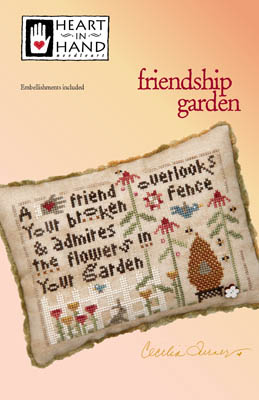 Friendship Garden (w/ emb)-Heart In Hand Needleart-