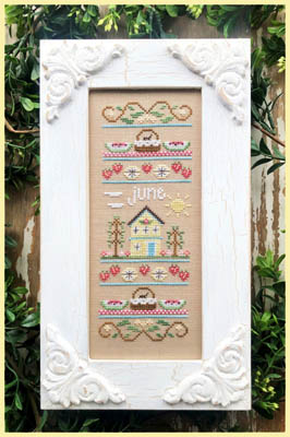 Sampler Of The Month-June-Country Cottage Needleworks-