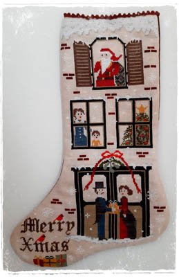 Vintage Christmas Stocking-Fairy Wool In The Wood-