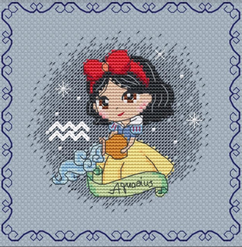 Zodiacal Princess 9-Aquarius-Les Petites Croix De Lucie-