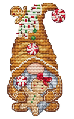 Gingerbread Gnome-Les Petites Croix De Lucie-