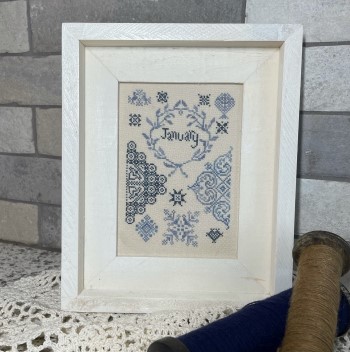 January Quaker-From The Heart Needleart-