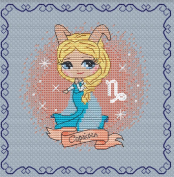 Zodiacal Princess 11-Capricorn-Les Petites Croix De Lucie-