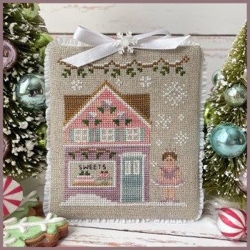 Nutcracker Village #2-Sugar Plum's Sweet Shop-Country Cottage Needleworks-