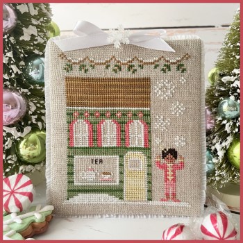 Nutcracker Village #3-Chinese Tea Room-Country Cottage Needleworks-