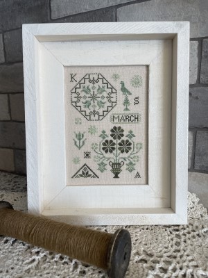 March Quaker-From The Heart Needleart-