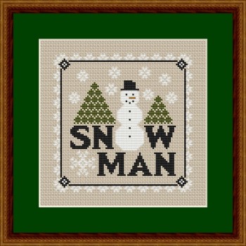 Winter Snowman-Happiness Is Heartmade-