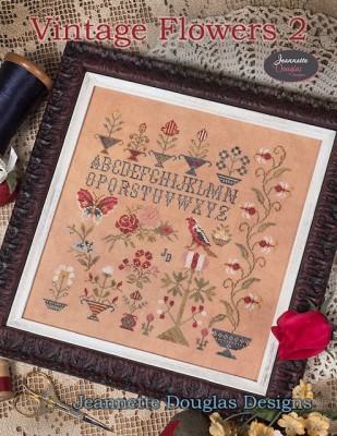 Vintage Flowers 2-Jeannette Douglas Designs-