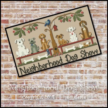 Neighborhood Dog Show-Little House Needleworks-