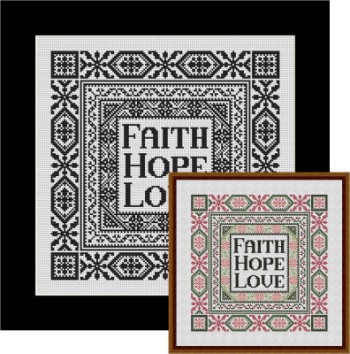 Faith Hope Love-Happiness Is Heartmade-