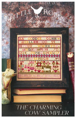 Charming Cow Sampler-Little Robin Designs-