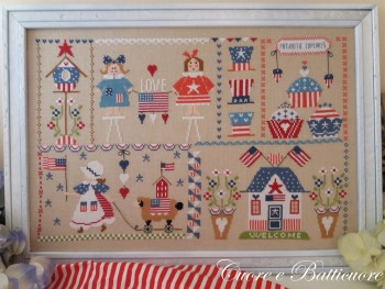 Stars And Stripes In Quilt-Cuore E Batticuore-