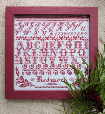 Redwork Sampler-Mojo Stitches-