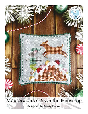 Mousecapades #2-On The Housetop-Luminous Fiber Arts-