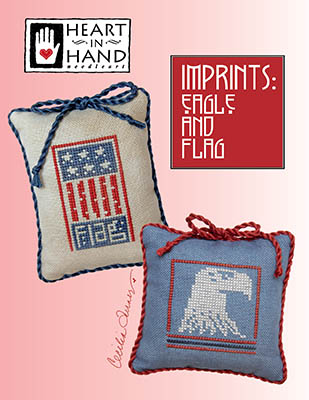 Imprints-Eagle And Flag-Heart In Hand Needleart-