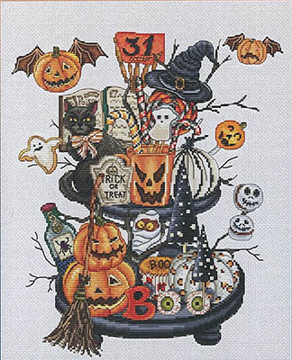 Halloween Candy Shelf-Les Petites Croix De Lucie-