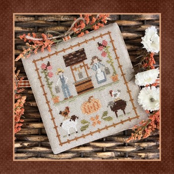 Fall On The Farm 9-Wishing You Well-Little House Needleworks-