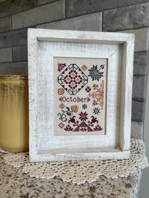 October Quaker-From The Heart Needleart-