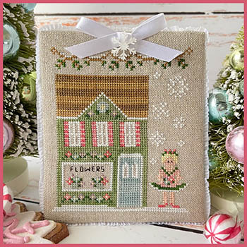 Nutcracker Village #10-Dew Drop Flower Shop-Country Cottage Needleworks-