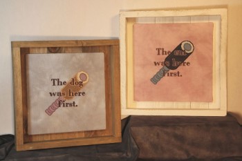 Dog Or Cat Was Here First-Burdhouse Stitchery-