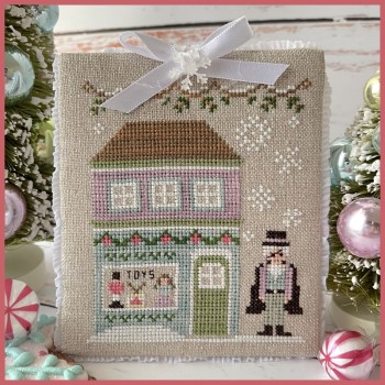 Nutcracker Village #11-Drosselmeyer's Toy Store-Country Cottage Needleworks-