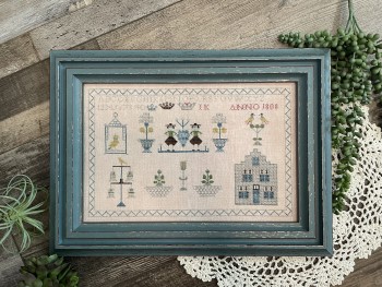 Dutch 1808 Sampler-From The Heart Needleart-