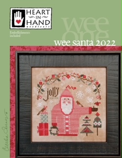 Wee Santa 2022-Heart In Hand Needleart-