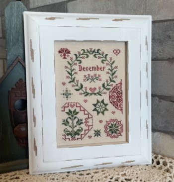 December Quaker-From The Heart Needleart-