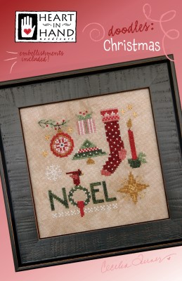 Doodles-Christmas (w/ emb)-Heart In Hand Needleart-