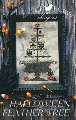 Halloween Feather Tree-Little Robin Designs-