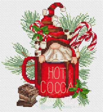 Hot Cocoa Gnome 2022-Les Petites Croix De Lucie-