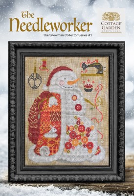 Snowman Collector #1-Needleworker-Cottage Garden Samplings-