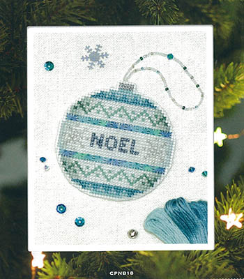 Noel Christmas Tree Ball-Cotton Pixels-