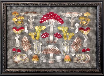 Arranging Mushrooms-Ink Circles-