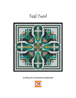 Teal Twirl-CM Designs-