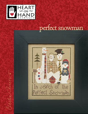 Perfect Snowman-Heart In Hand Needleart-