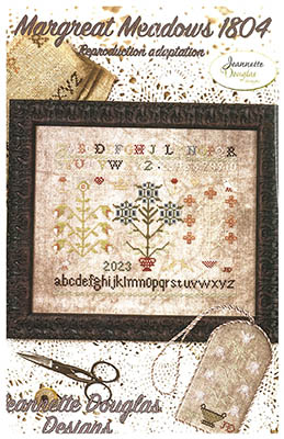 Margreat Meadows 1804 Reproduction Sampler Adaptation-Jeannette Douglas Designs-