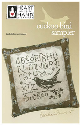 Cuckoo Bird Sampler (w/ emb)-Heart In Hand Needleart-