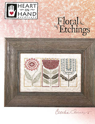 Floral Etchings-Heart In Hand Needleart-