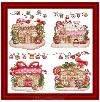 Gingerbread Houses-Les Petites Croix De Lucie-