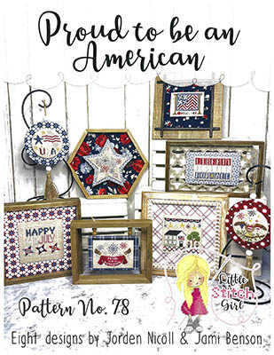 Proud To Be An American-Little Stitch Girl-