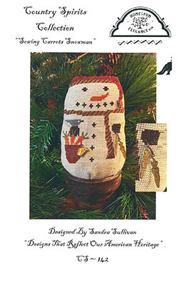 Sowing Carrots Snowman-Homespun Elegance-