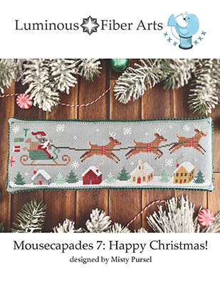 Mousecapades #7-Happy Christmas-Luminous Fiber Arts-