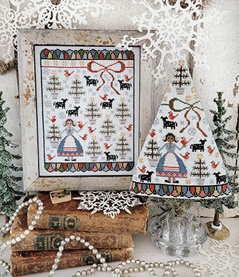 Eighty Day of Christmas Sampler And Tree-Hello From Liz Mathews-