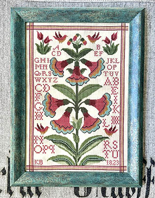 Fraktur Flowers-Kathy Barrick-