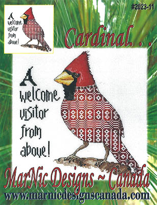 Cardinal-A Welcome Visitor From Above-MarNic Designs-