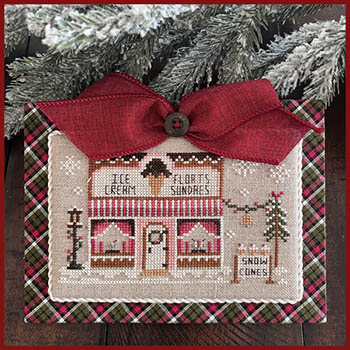 Hometown Holiday-Ice Cream Shop-Little House Needleworks-