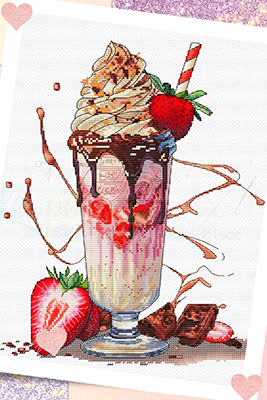 Strawberry Milkshake-Les Petites Croix De Lucie-