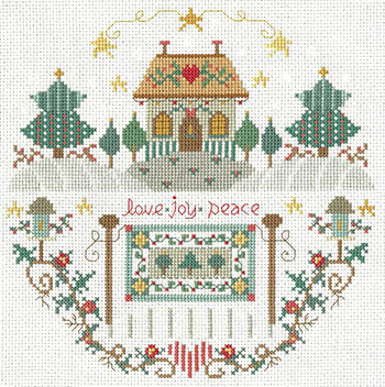 Holiday Quilt Cottage-Imaginating-