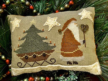 Santa's On His Way-Homespun Elegance-